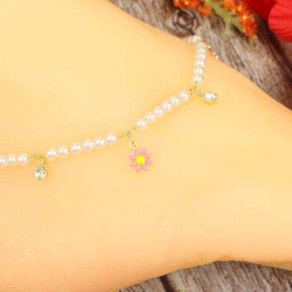 "Dainty Anklet for Women – Elegant Everyday Jewelry & Perfect Gift | MLCRC1166 - Picture 7 of 10